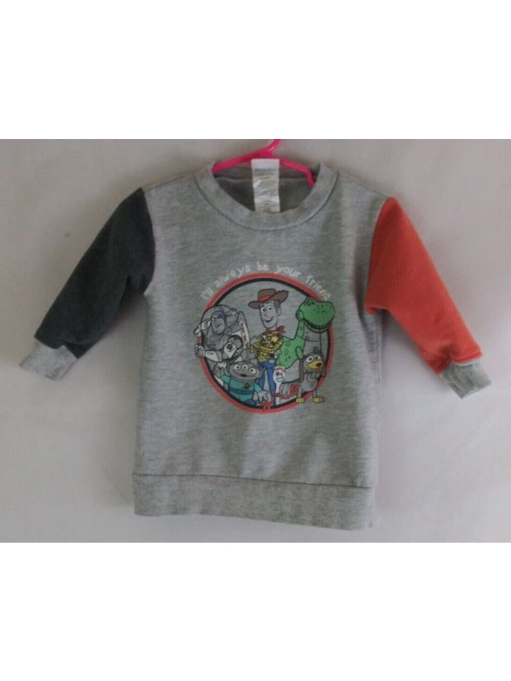 Disney/Pixar Toy Story I'll Always Be Your Friend Boys Sweatshirt Size 18M